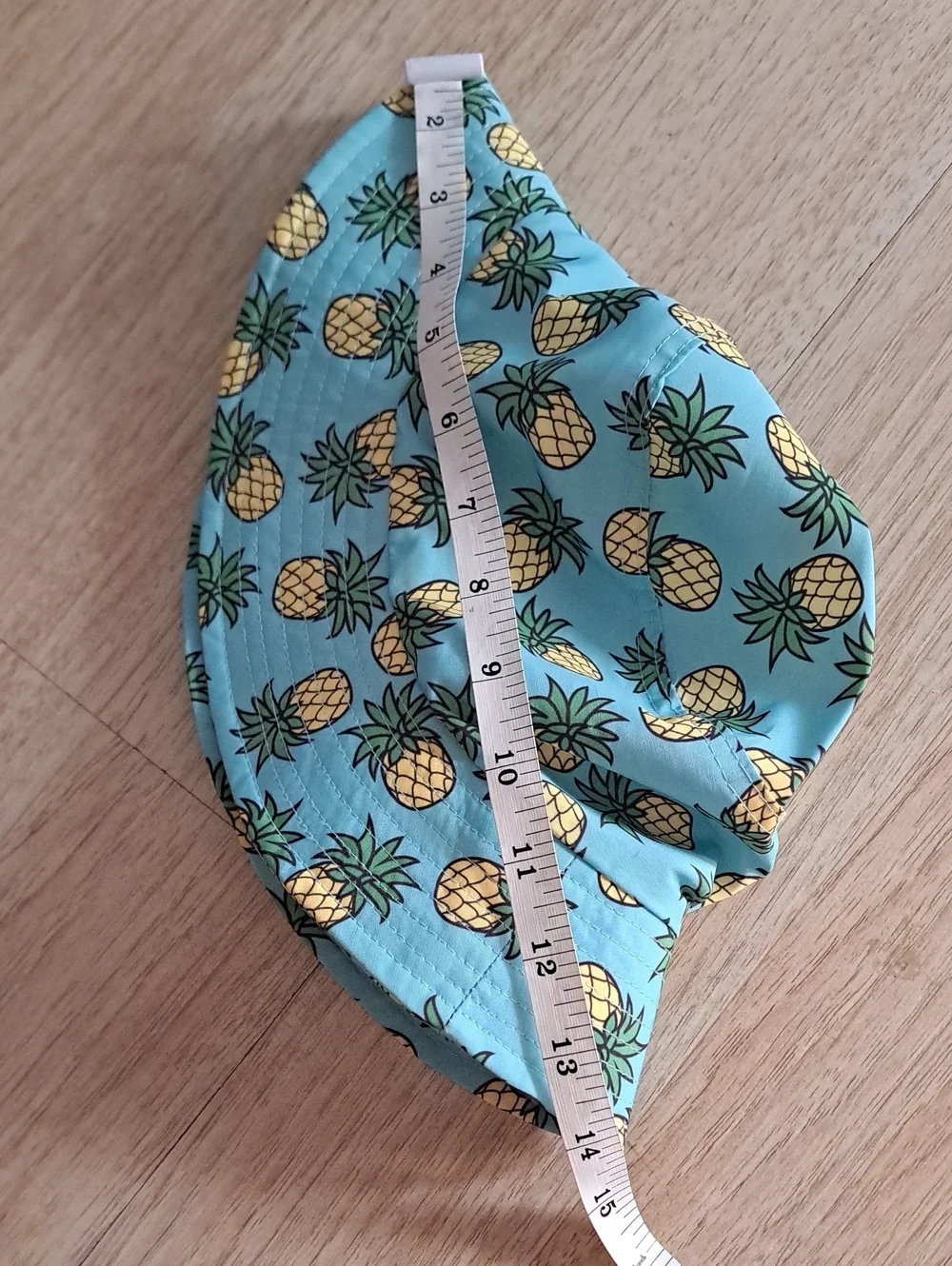 Broner Pineapple Print Bucket Hat in Aqua